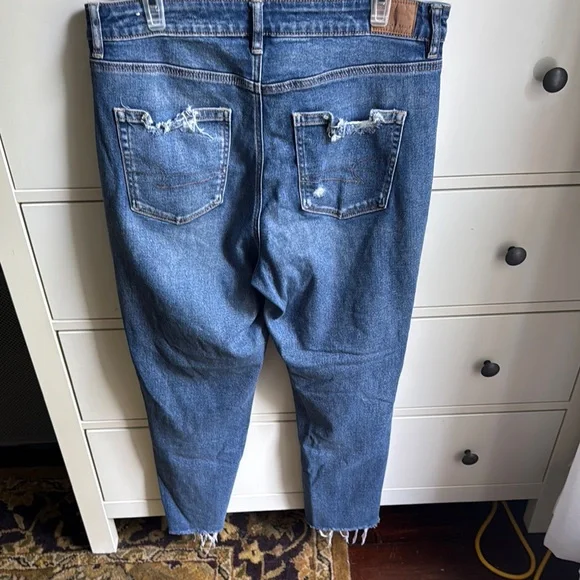 American Eagle Outfitters Blue Distressed Jeans - Picture 2 of 6